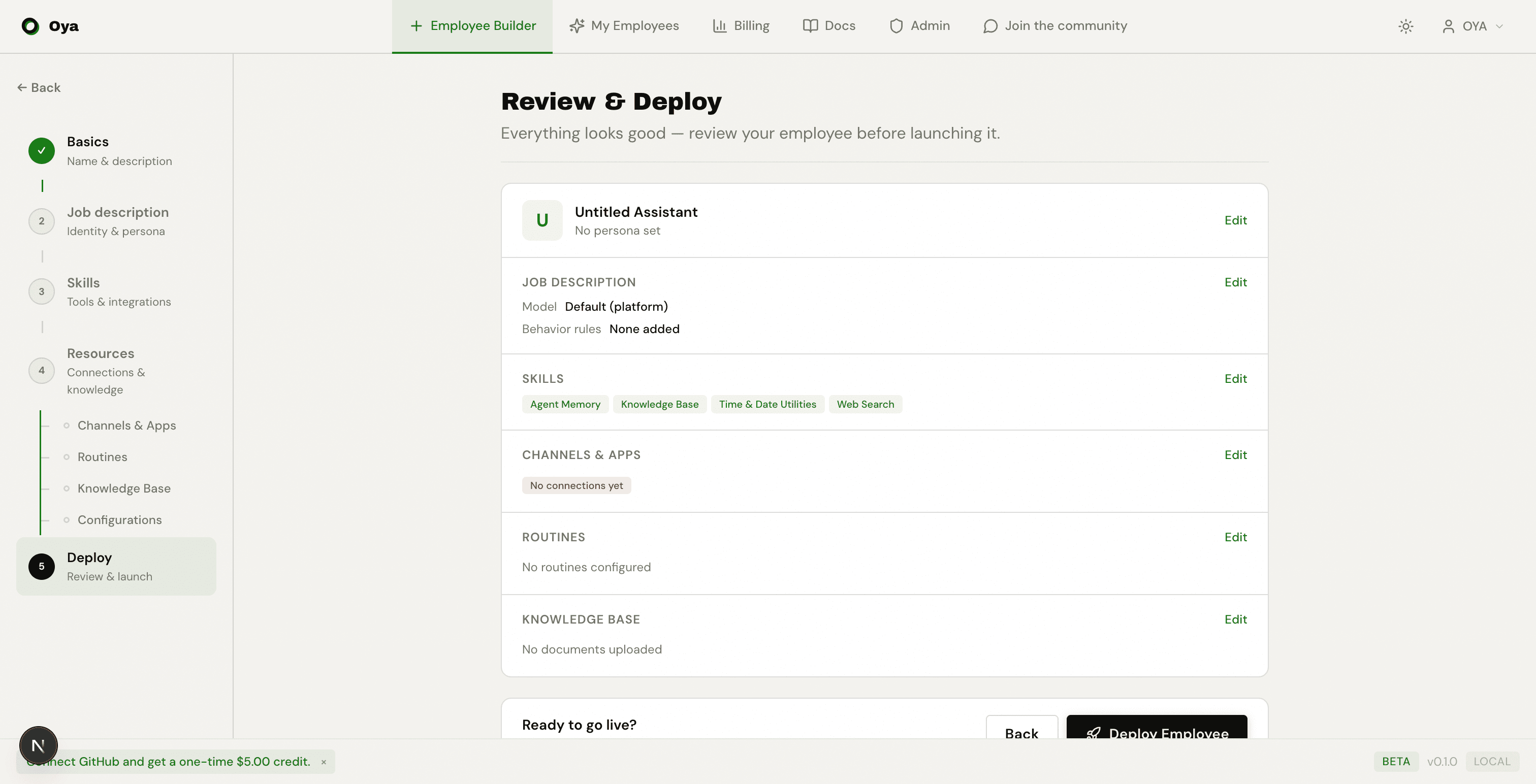 Deploy review checklist